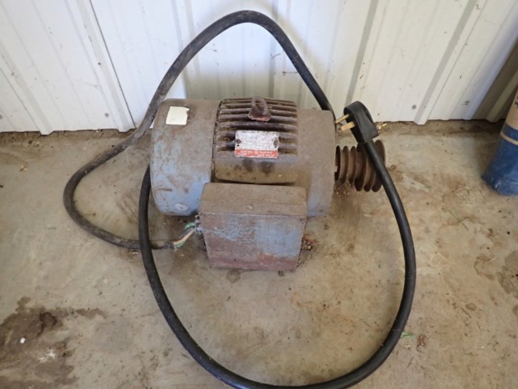GE 3 phase electric motor