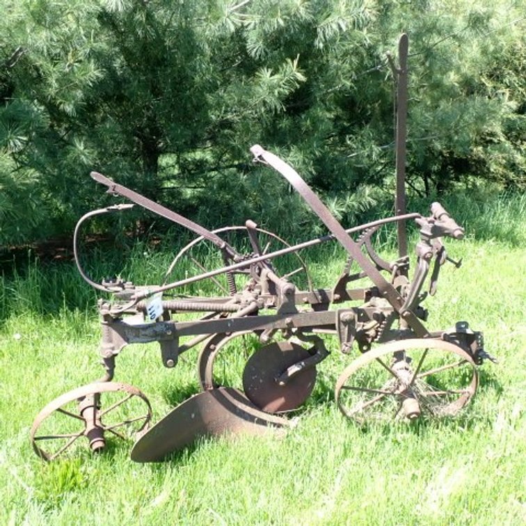 Antique Horse Drawn Single Furrow plough