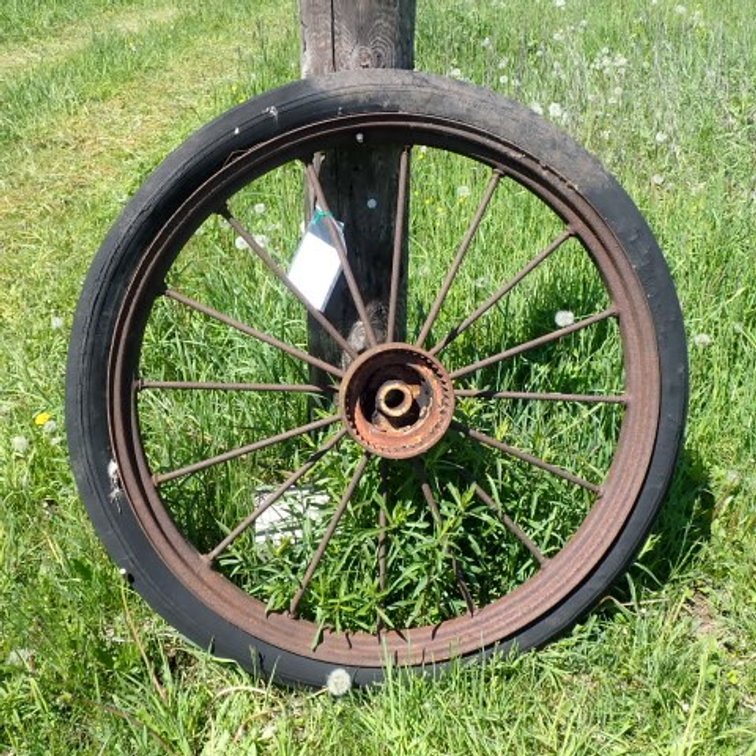 Antique Steel Wheel