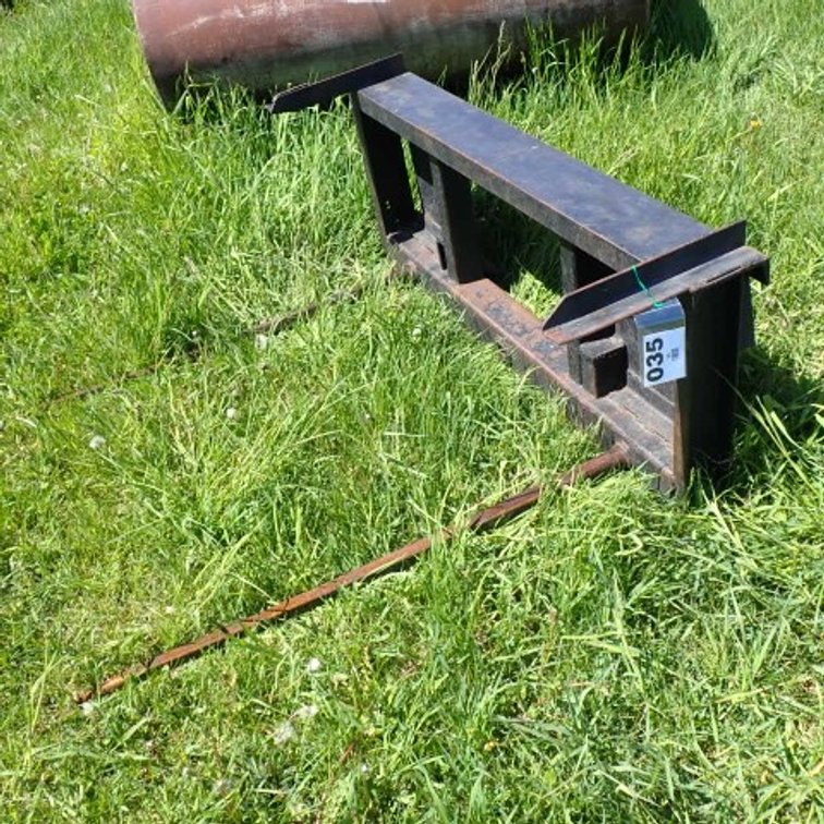 Skid Steer plate Bale Spear