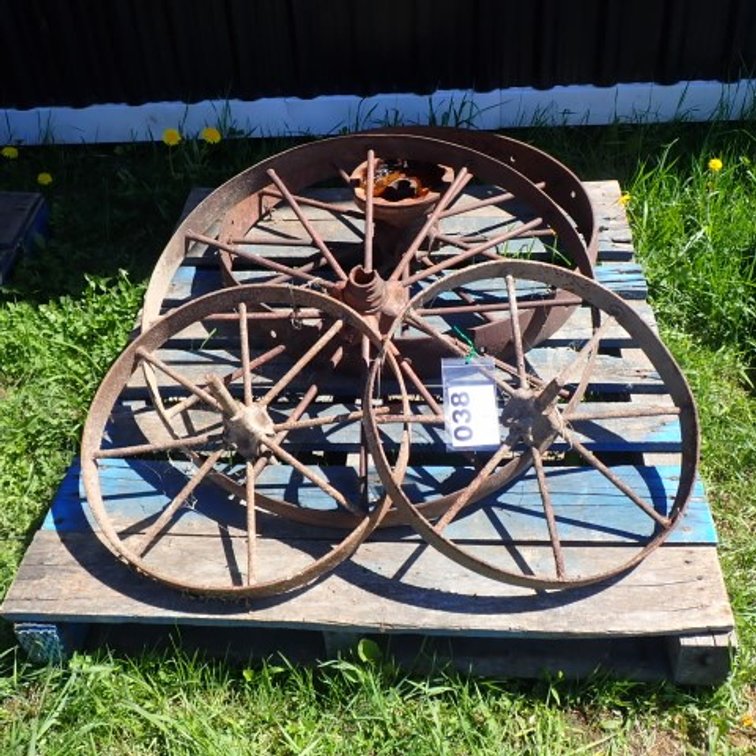 Antique Farm Equipment Wheels