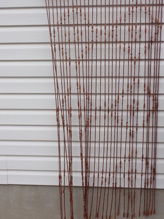 Bamboo Privacy Blinds & Beaded Door Curtain
