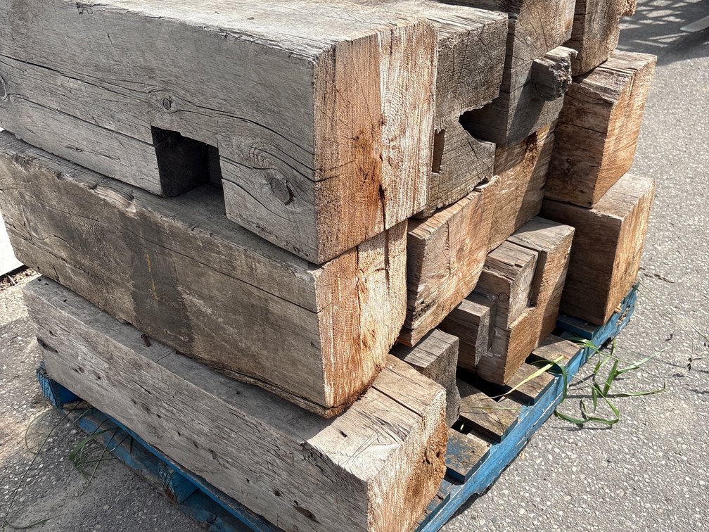 12. Vintage Heavy barn beams.- shorts