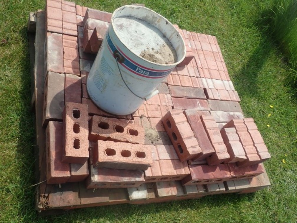 Pallet of Red Brick