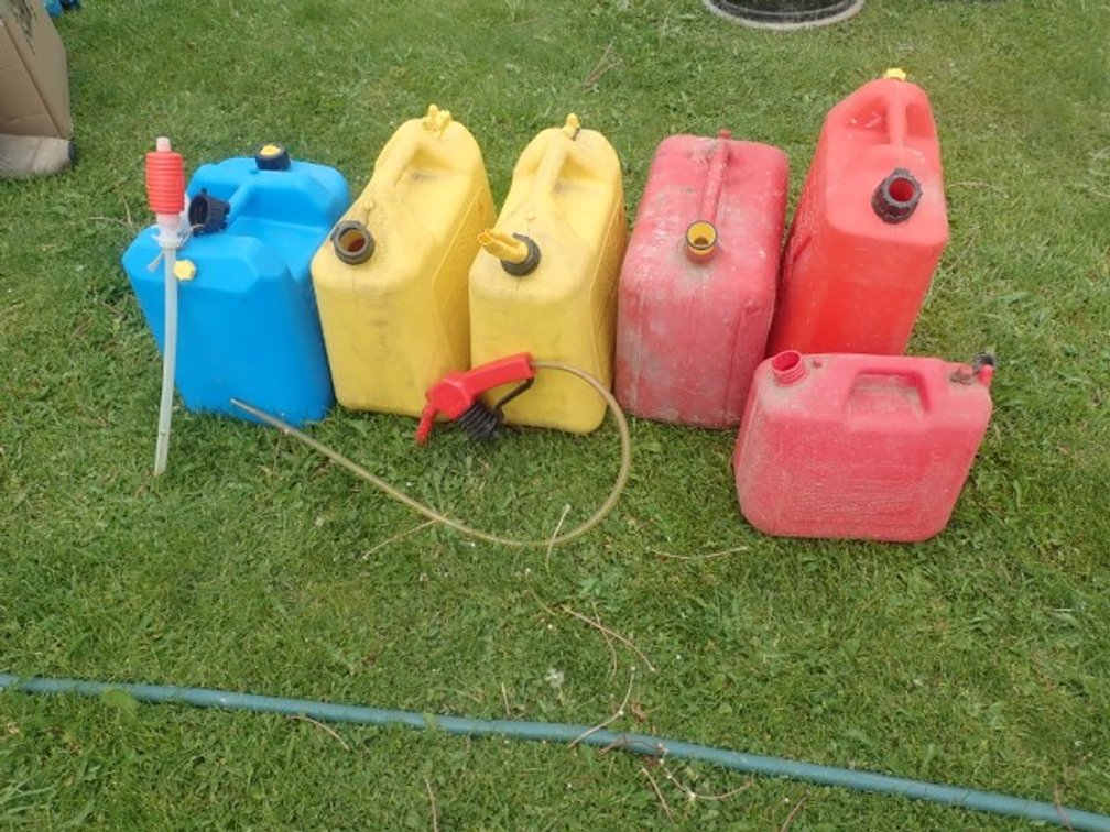 Collection of Fuel Containers