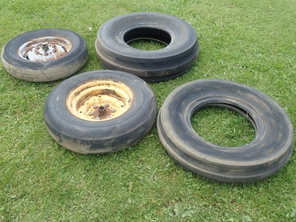 Vintage Tractor Rims and Tires