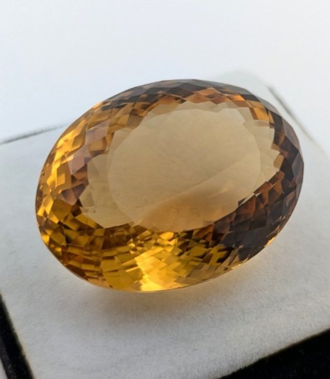 Certified Madeira Citrine gemstone