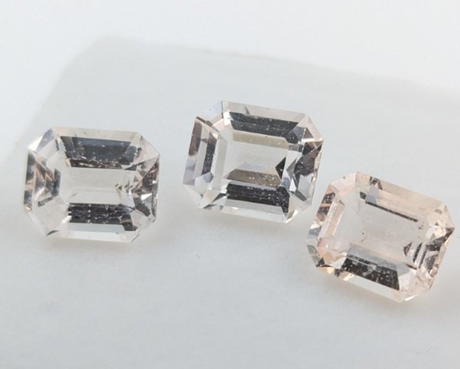 Authenticated Morganite Gemstone Parcel 