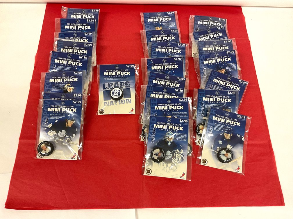 Toronto Maple Leafs Mini Pucks