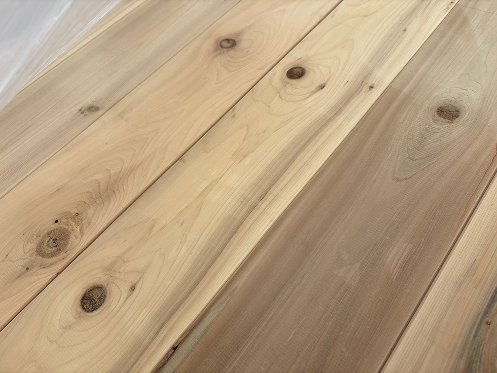 Kiln, dried t&g  white cedar