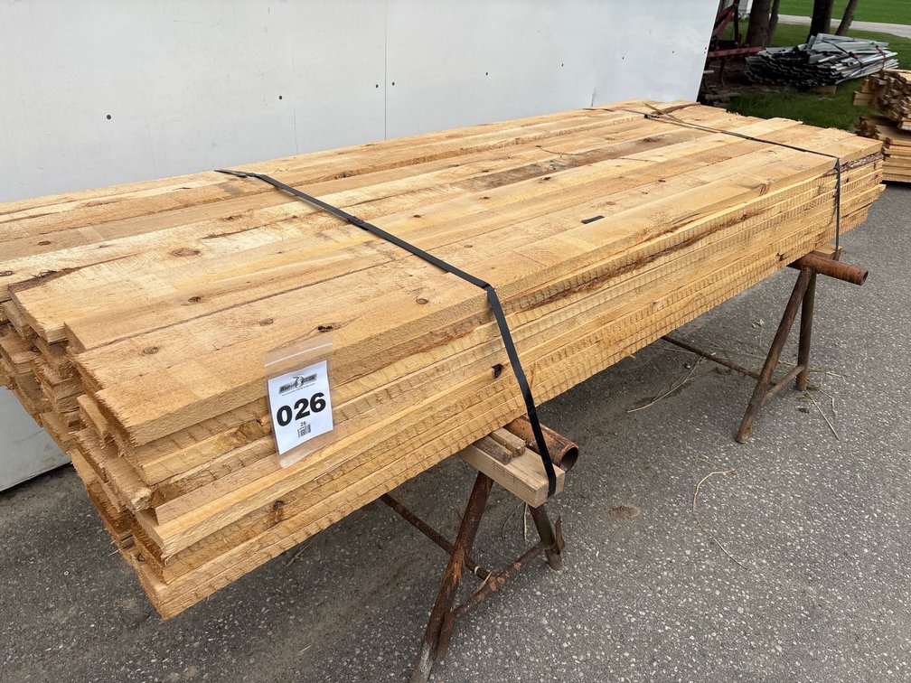 1" x 4" white cedar lumber