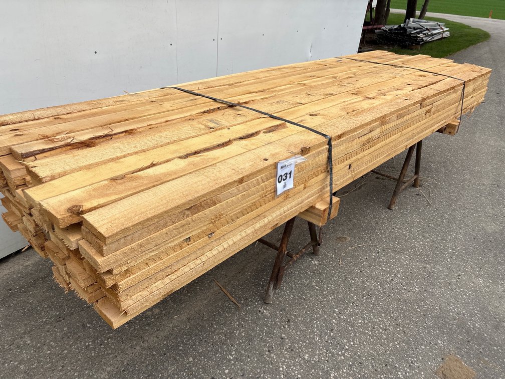 10' x 1" x 4" milled white cedar