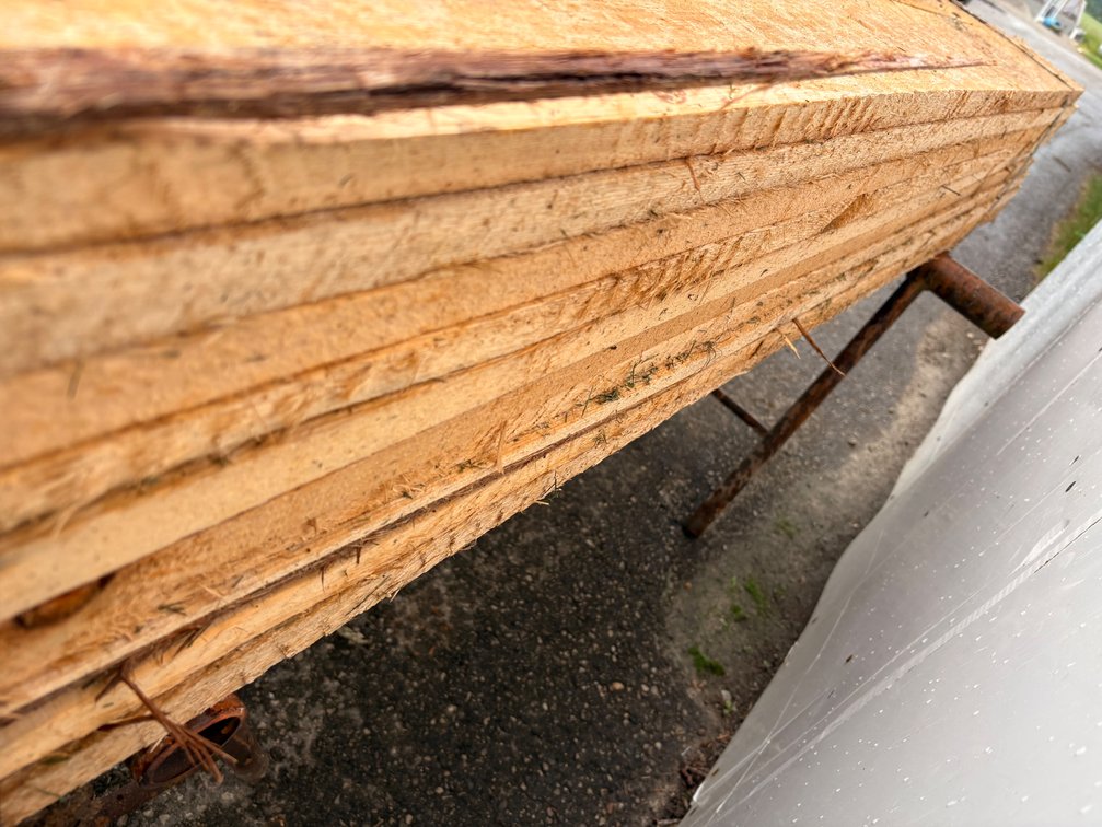 1" x 6" x 6' milled white cedar