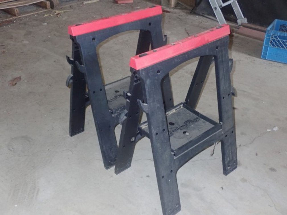 Pair of Folding Saw Horses