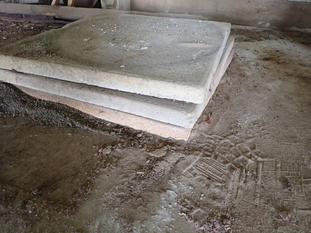 3 Cement Patio Stones