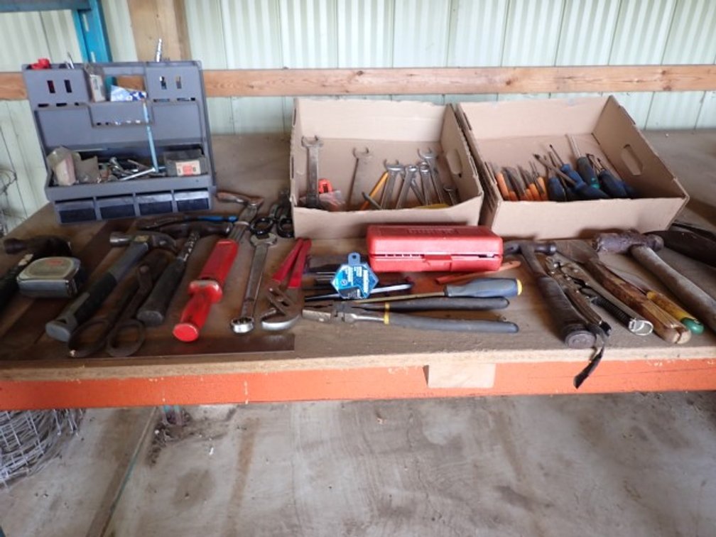 Large Lot of Tools+ Assorted Hardware