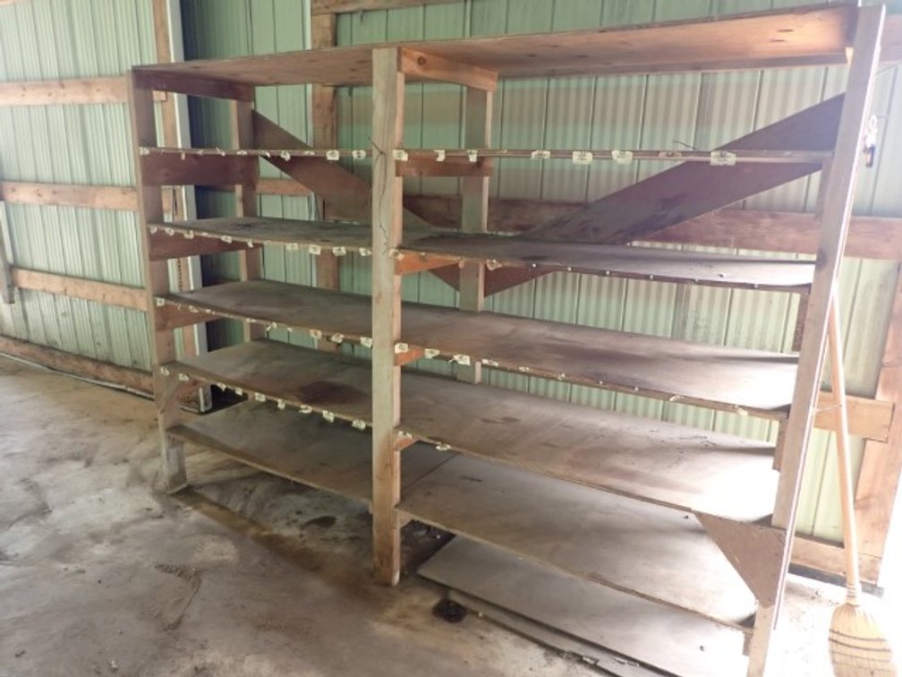 Wood Workshop Shelving