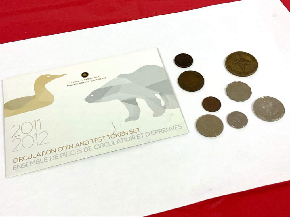 Coin/Test Token Set Plus Vintage Coins