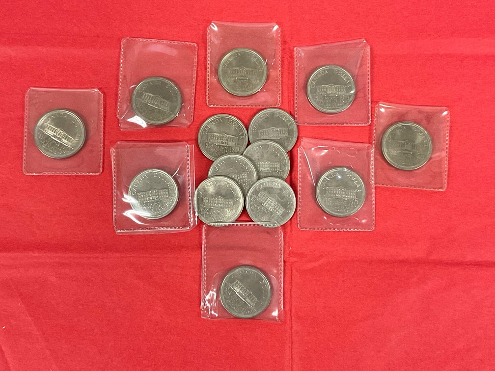 Collection of 1973 Canada Dollar Coins