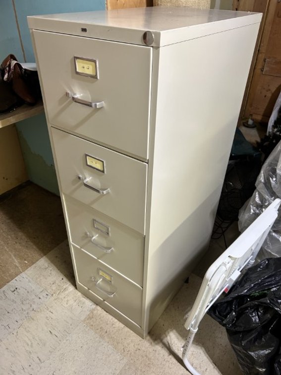 4 Drawer Metal File Cabinet