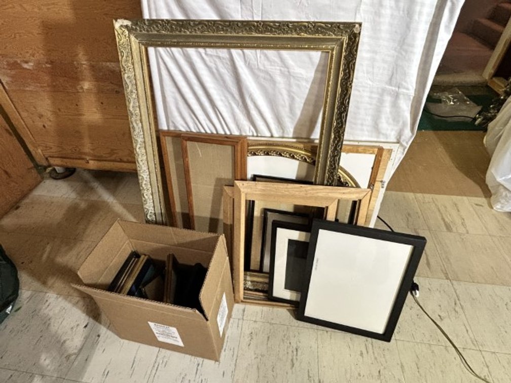 Large Lot Of Picture Frames
