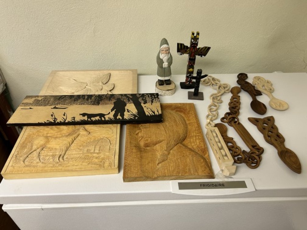 Wood Carved Wall Hangings ++