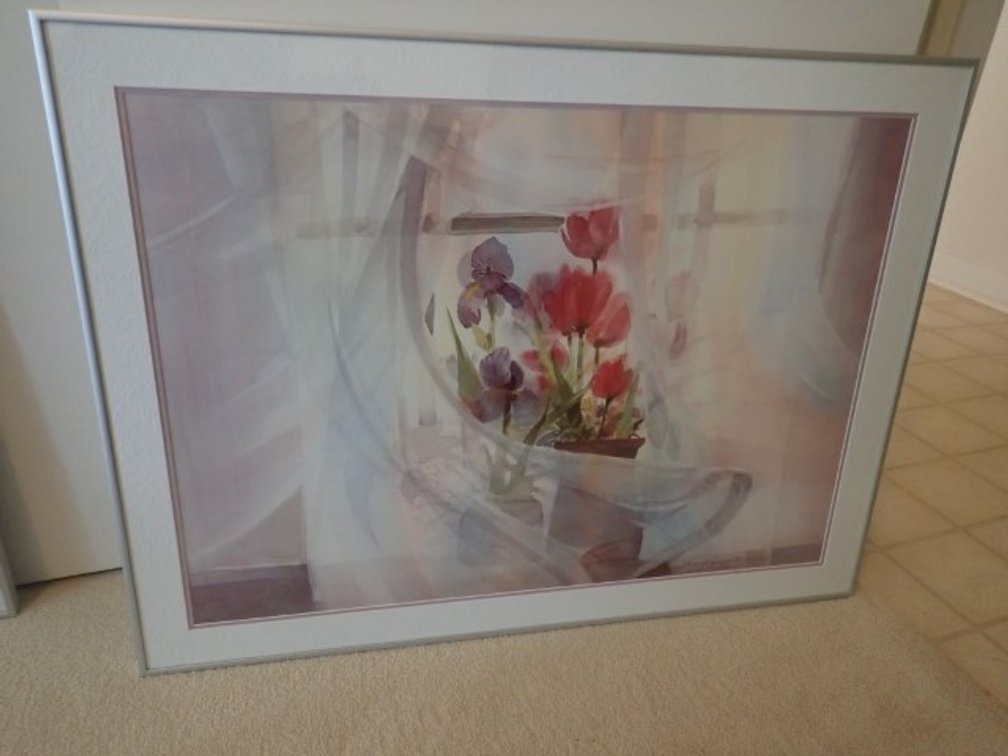 Brent Heighton Print Veiled Flowers