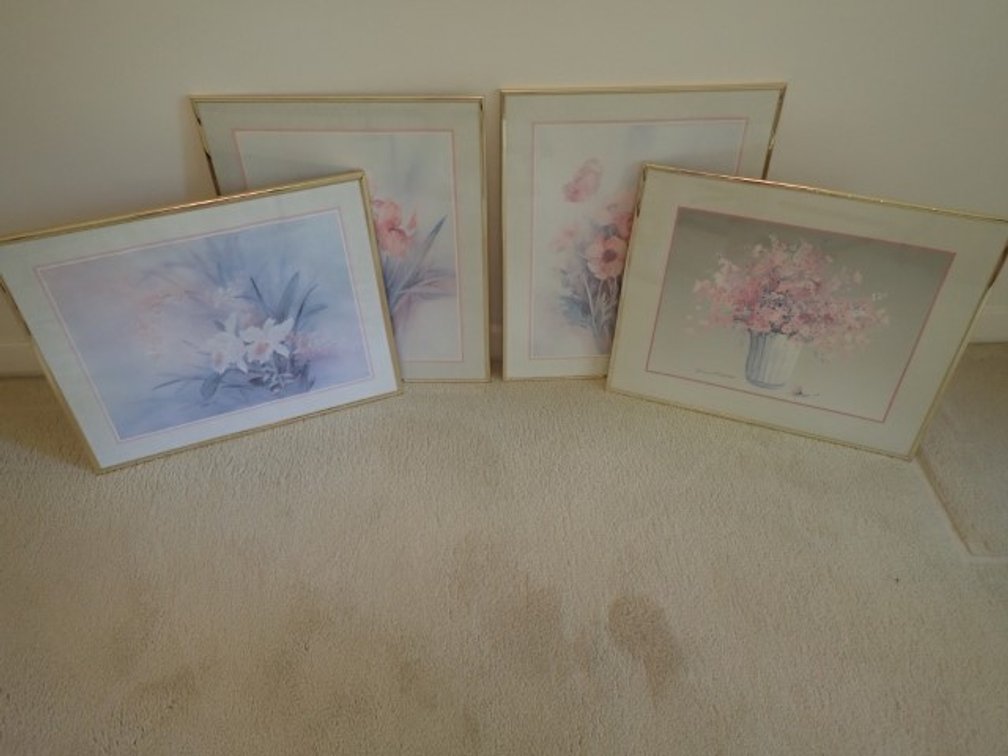 4 floral scenes