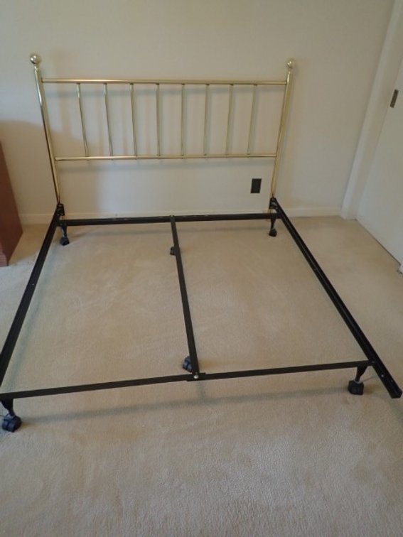 Brass Bed Headboard with frame