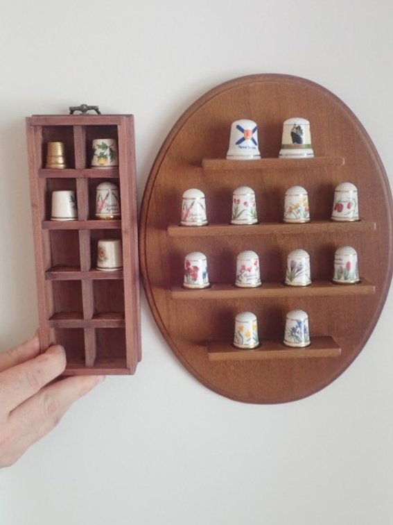 16 Plus Thimbles in Displays