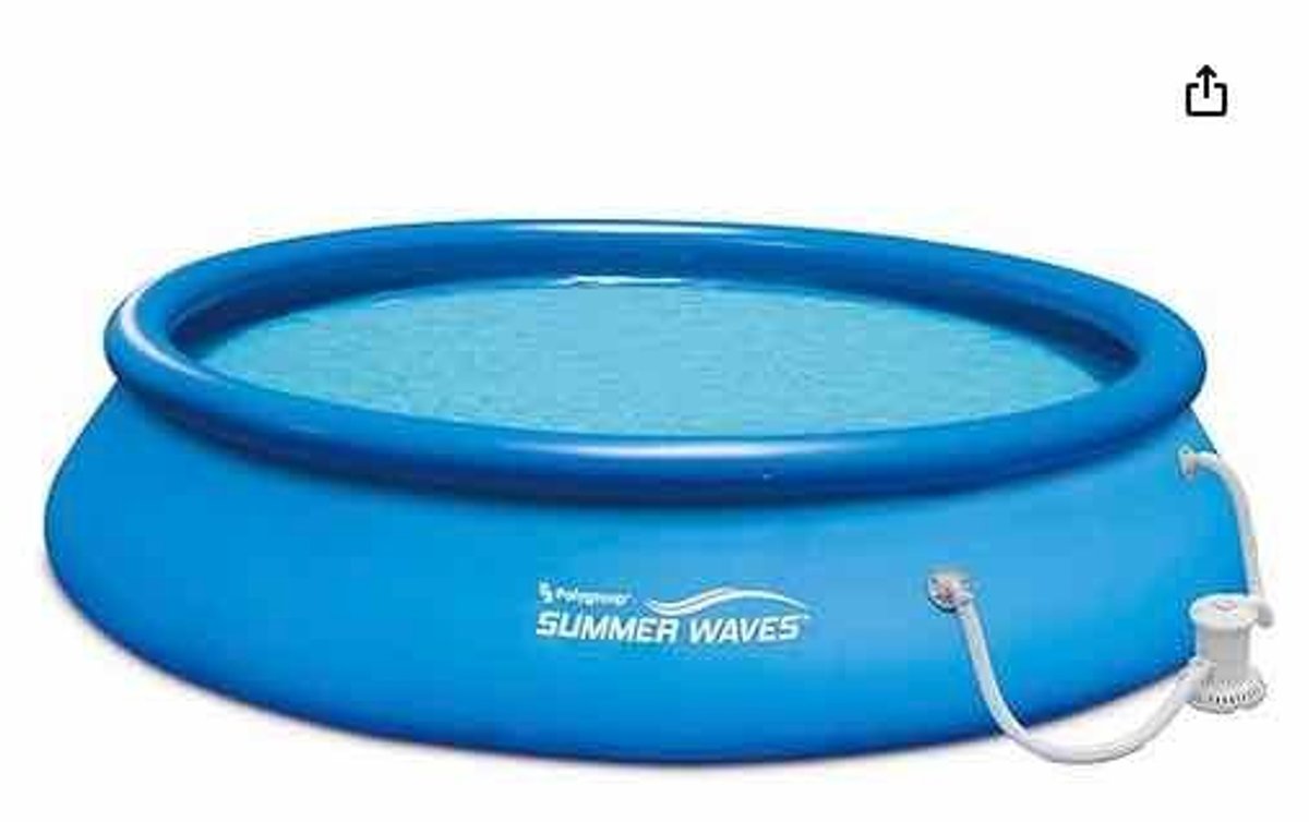 HydroForce 15’ Soft Sided Pool and Pump 