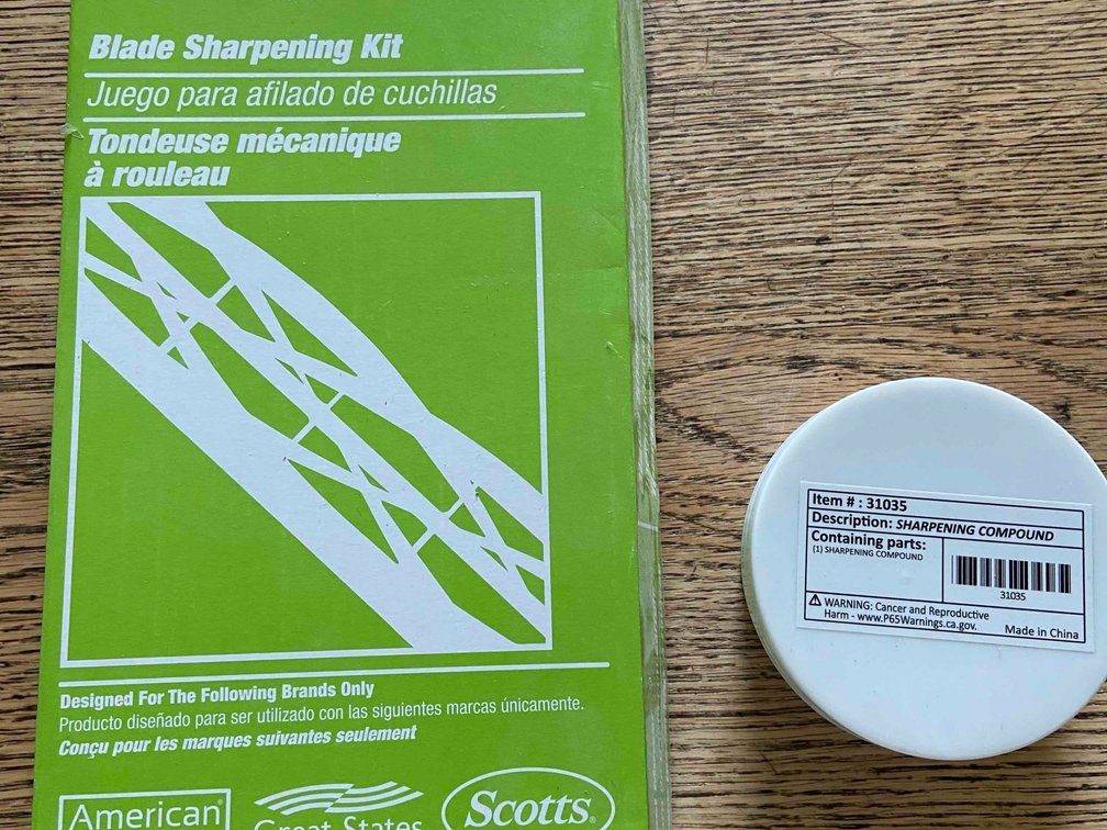 Lee Valley Reel Mower Sharpening Kit 