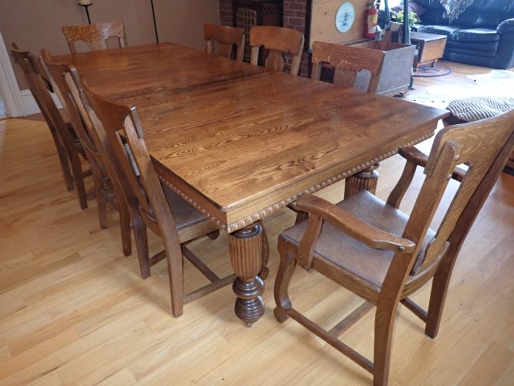 Antique Oak Dining Set