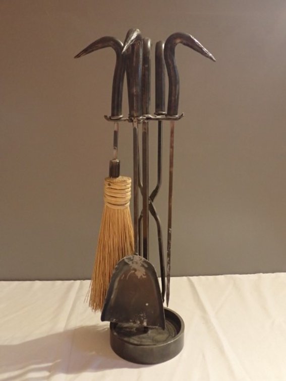Hand Forged Fireplace Set