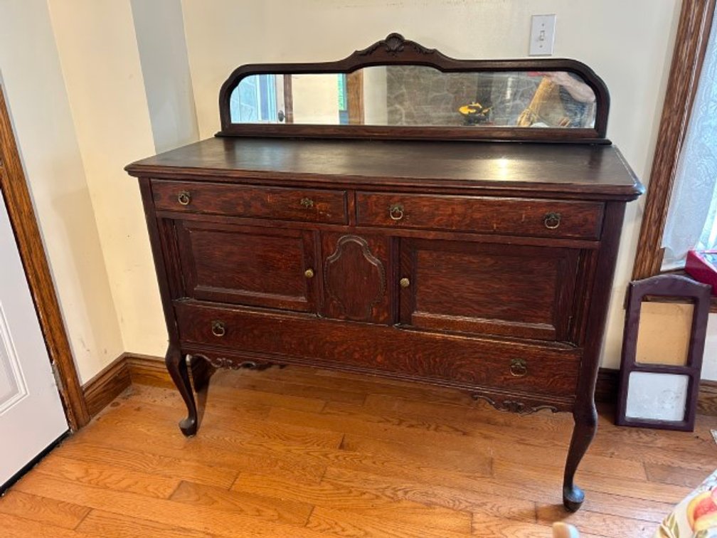 Antique Sideboard/Buffet Cabinet