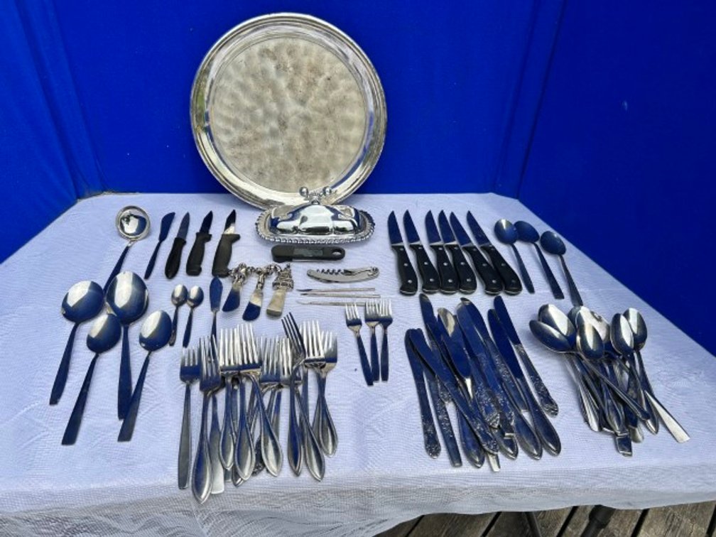 Job Lot of Stainless Steel Cutlery