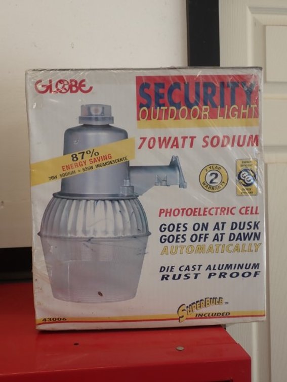 Globe Security Outdoor Light