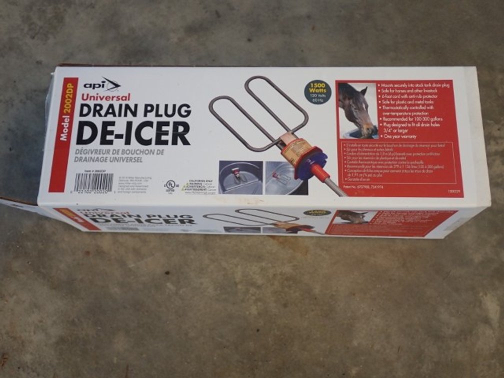 Universal Drain Plug De-Icer