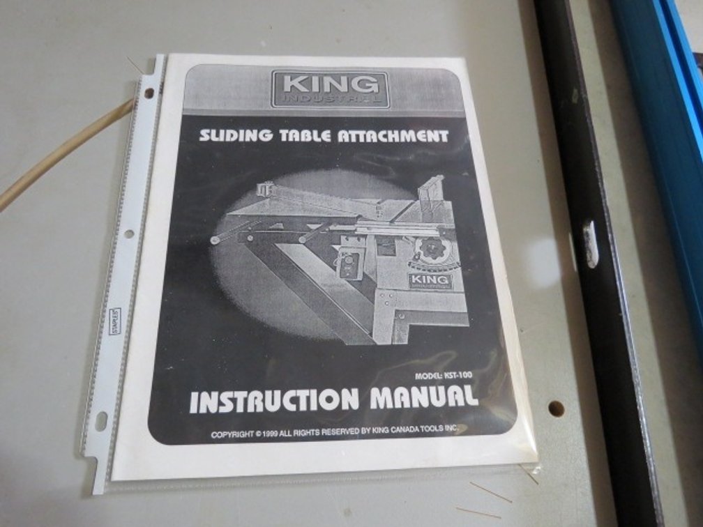 King Canada Sliding Table Attachment