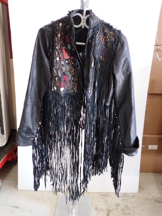 Fringed Leather Jacket