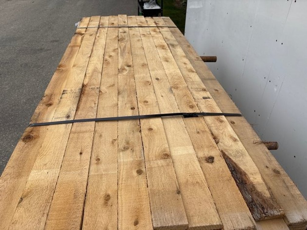 1" x 4" x 8' White Cedar Lumber