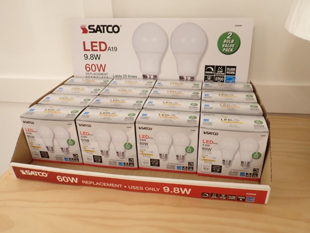 SATCO LED A19 Bulbs