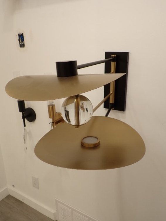 Gold & Black Wall Mount