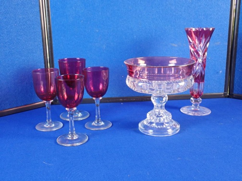 Cranberry Glassware