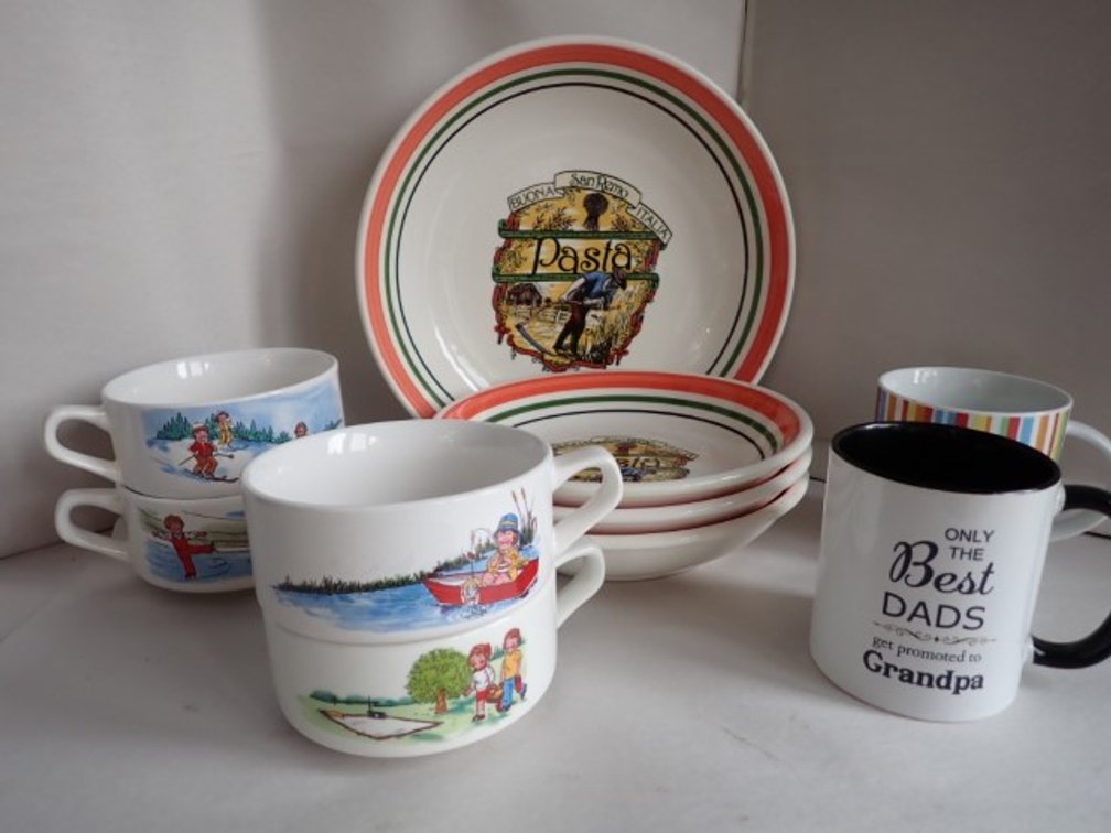 Campbells Vintage Kid's Soup Bowls & More
