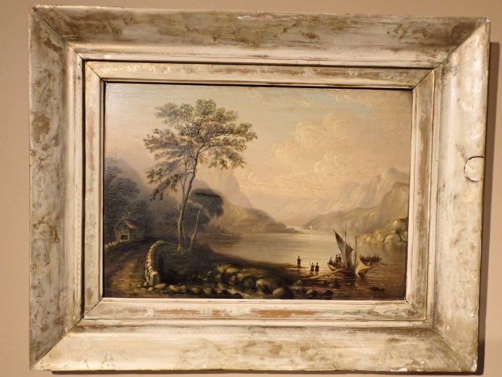 Framed Antique Oil Painting