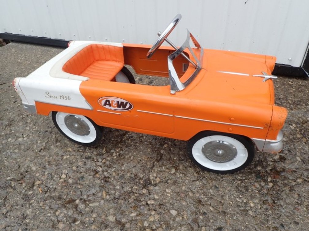 Vintage A&W Kids Pedal Car