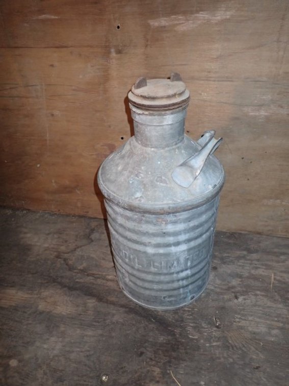 Antique Metal Gasoline Can