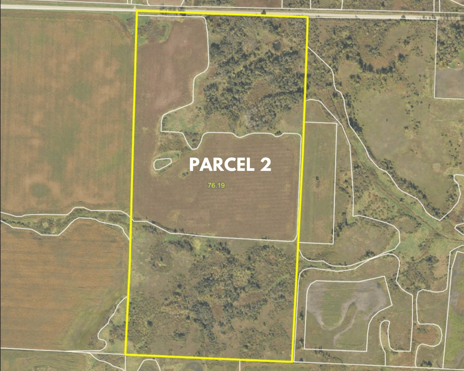 Parcel 2 - 76.19 Surveyed Acres, 30.65± CRP Acres, part of the W1/2 of the NW1/4 of Section 3 in Leven Twp, Pope Co.