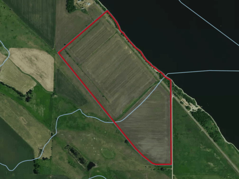 89.34 Surveyed Acres, 86.04± Tillable (FSA) Acres, located in Section 31, Twp 119, Range 42, Lac qui Parle Twp, Lac qui Parle County